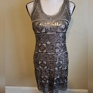 Max Studio gray dress.